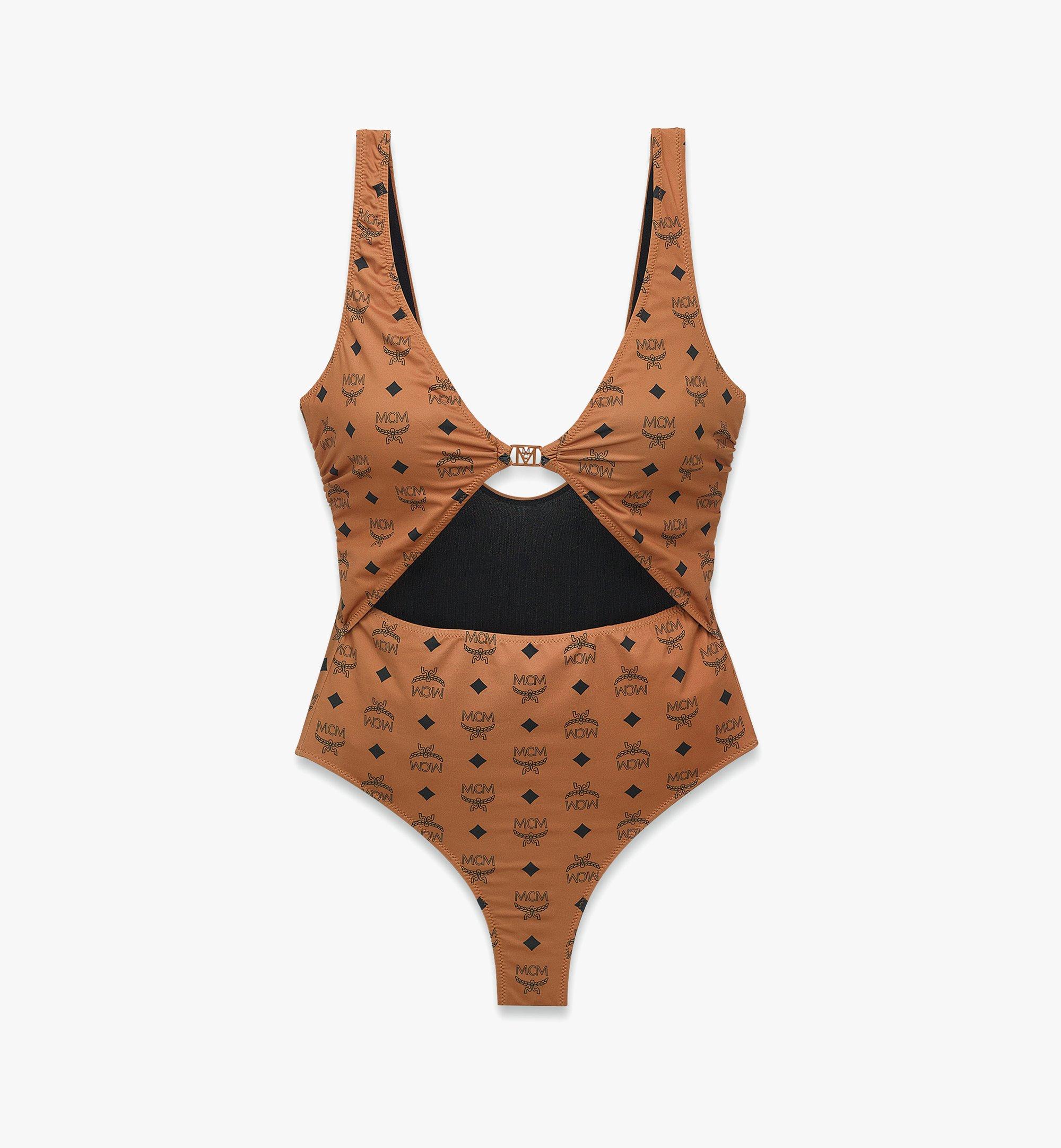 Monogram Print Swimsuit 1